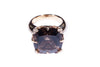 18K Rose Gold Smokey Quartz and Diamonds