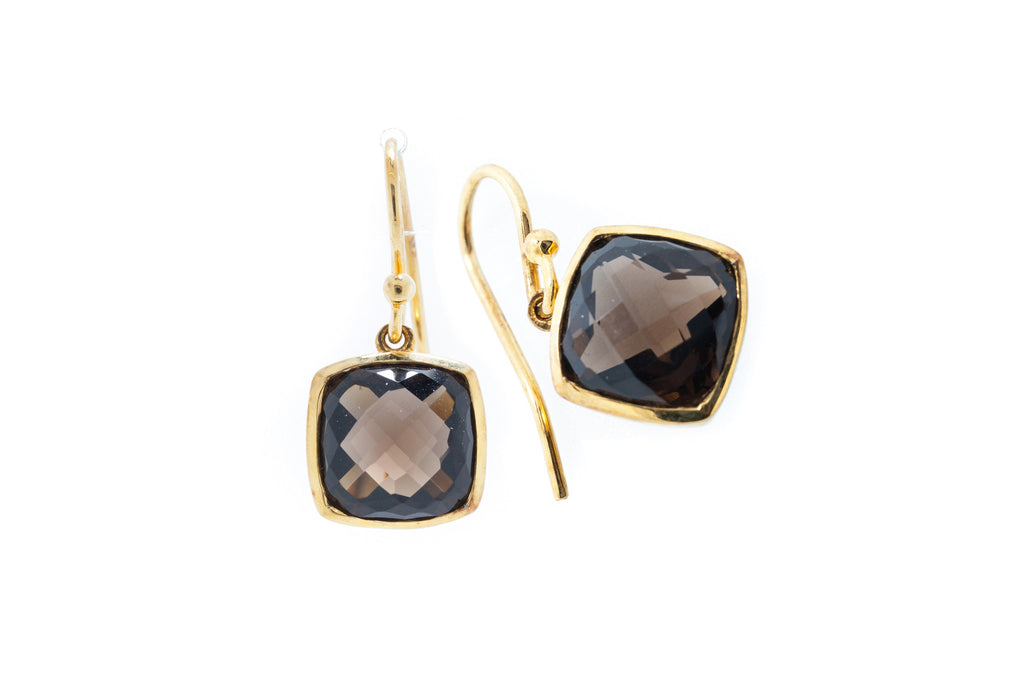 Smokey Quartz with 2 Micron 18K Gold Vermeil