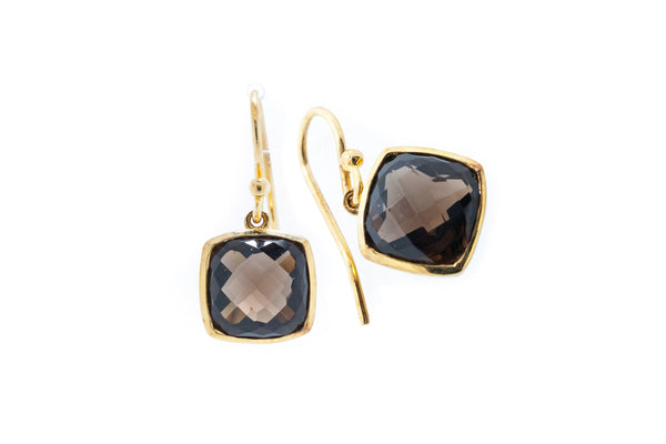 Smokey Quartz with 2 Micron 18K Gold Vermeil
