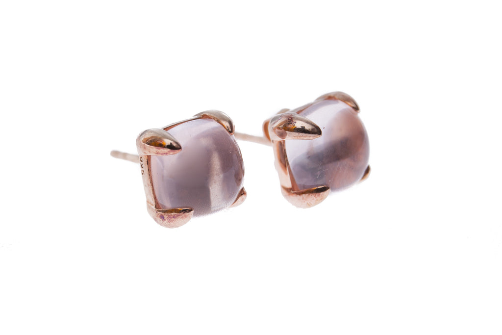 Rose Quartz on 18K Rose Gold Vermeil